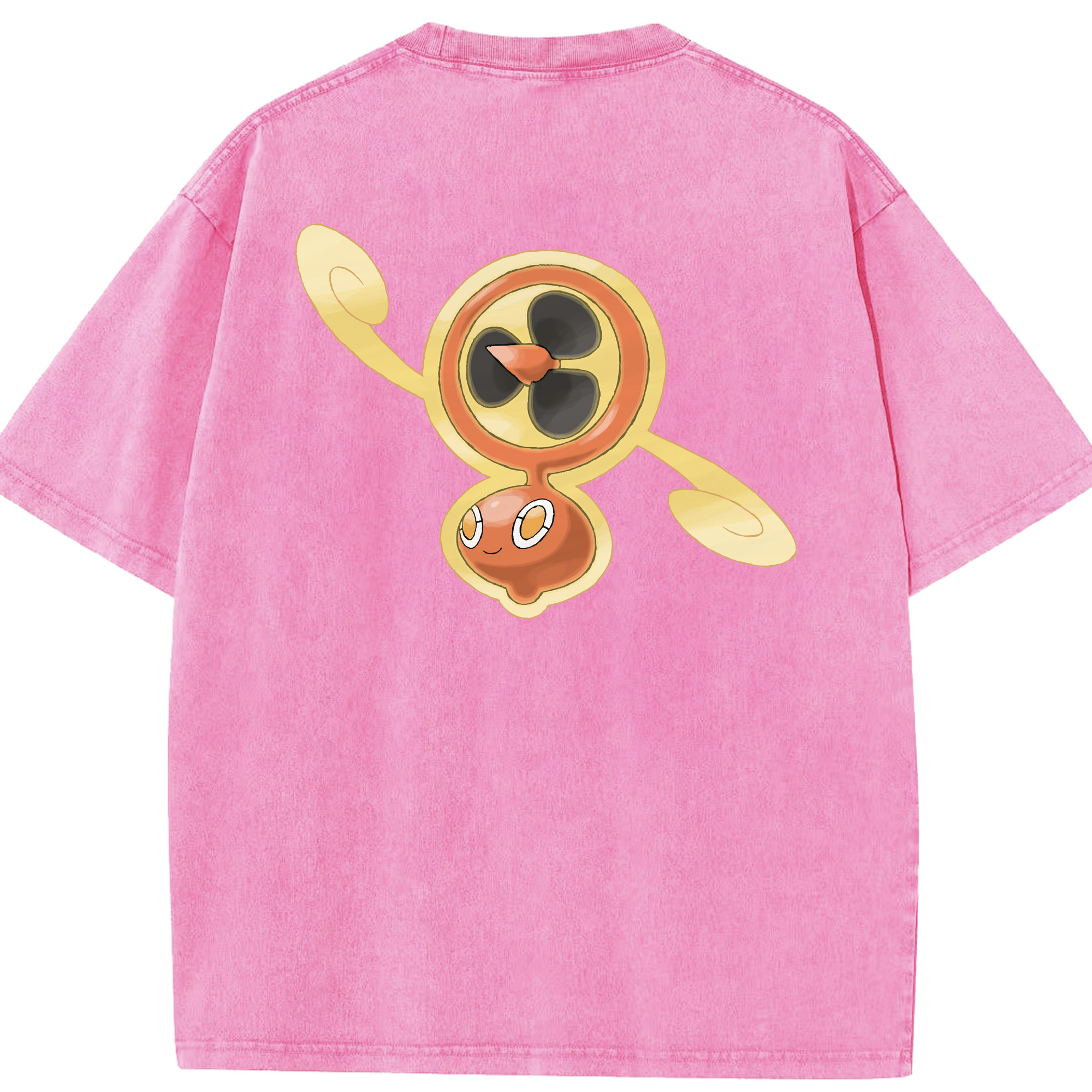 （画像用） ポケットモンスター Pokémon 綿100% ヴィンテージ風 半袖Tシャツ（背面プリント）